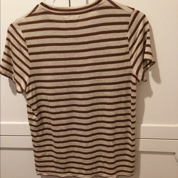 Madewell Metallic Striped Tee - Picture 4 of 4